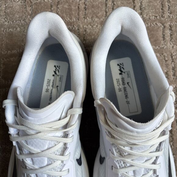 Nike Zoom Fly 6 Running Shoes Sneakers Women's 10  White Black Racing FN8455-104 - Picture 5 of 11